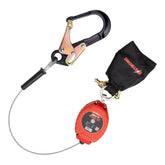 KStrong UFS316106L BRUTE  Backer LE 8.5 ft. Cable SRL, Aluminum Swivel Rebar Hook